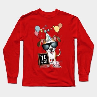 I'm 10 in Dog Years Long Sleeve T-Shirt